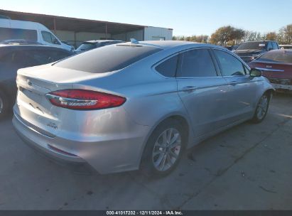 Lot #3053061327 2019 FORD FUSION HYBRID SEL