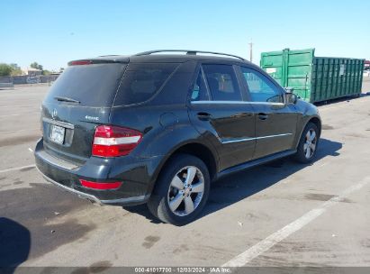 Lot #3046371340 2010 MERCEDES-BENZ ML 350 4MATIC