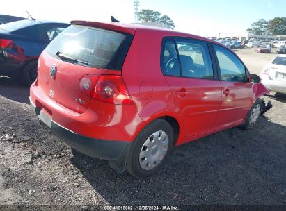 Lot #3056068013 2007 VOLKSWAGEN RABBIT 4-DOOR