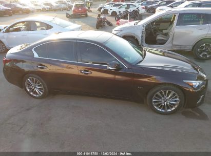 Lot #3035092511 2018 INFINITI Q50 3.0T LUXE