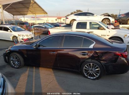 Lot #3035092511 2018 INFINITI Q50 3.0T LUXE