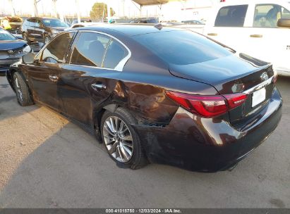 Lot #3035092511 2018 INFINITI Q50 3.0T LUXE