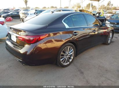 Lot #3035092511 2018 INFINITI Q50 3.0T LUXE