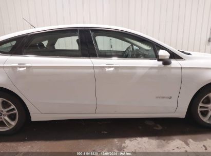 Lot #3053061263 2018 FORD FUSION HYBRID SE