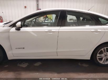 Lot #3053061263 2018 FORD FUSION HYBRID SE