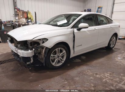 Lot #3053061263 2018 FORD FUSION HYBRID SE