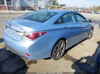 Lot #3036721841 2013 HYUNDAI SONATA HYBRID