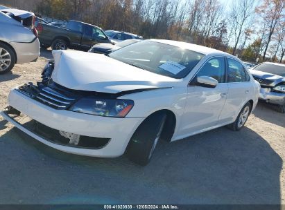 Lot #3034050948 2013 VOLKSWAGEN PASSAT 2.5L SE