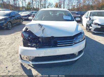 Lot #3034050948 2013 VOLKSWAGEN PASSAT 2.5L SE