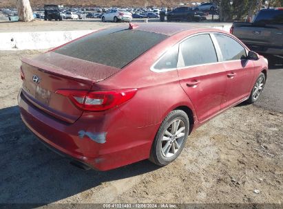 Lot #3035707900 2015 HYUNDAI SONATA SE