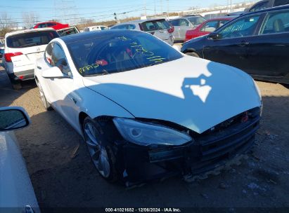 Lot #3034050934 2014 TESLA MODEL S P85D