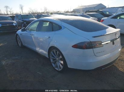 Lot #3034050934 2014 TESLA MODEL S P85D