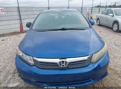 Lot #3050085984 2012 HONDA CIVIC LX