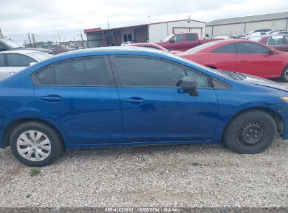 Lot #3050085984 2012 HONDA CIVIC LX