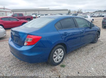 Lot #3050085984 2012 HONDA CIVIC LX