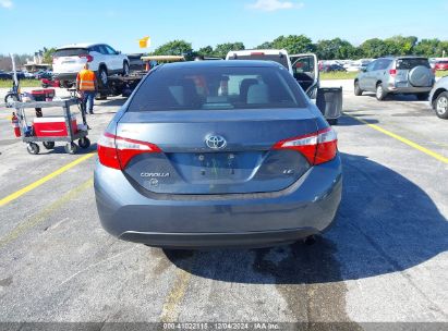 Lot #3034050922 2016 TOYOTA COROLLA LE