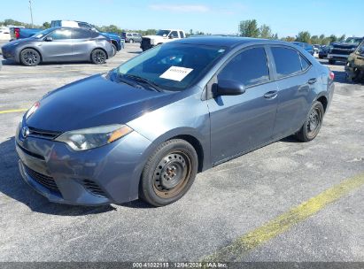 Lot #3034050922 2016 TOYOTA COROLLA LE