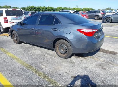 Lot #3034050922 2016 TOYOTA COROLLA LE