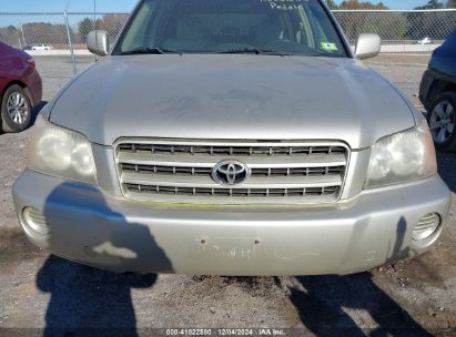 Lot #3034050900 2002 TOYOTA HIGHLANDER V6