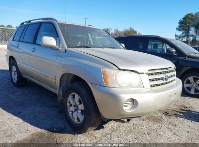 Lot #3034050900 2002 TOYOTA HIGHLANDER V6