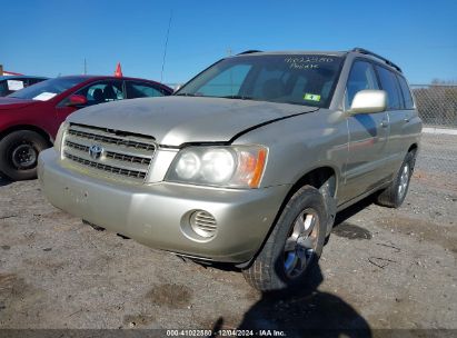 Lot #3034050900 2002 TOYOTA HIGHLANDER V6