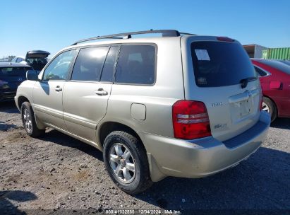 Lot #3034050900 2002 TOYOTA HIGHLANDER V6