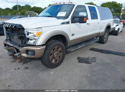 Lot #3050077988 2012 FORD F-350 LARIAT