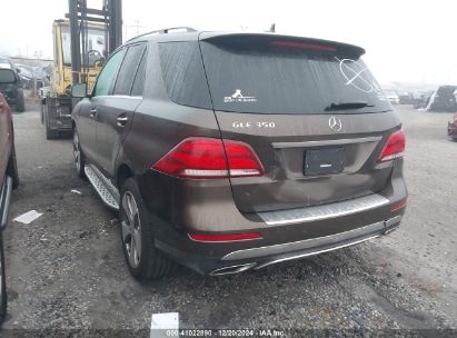 Lot #3035090520 2016 MERCEDES-BENZ GLE 350