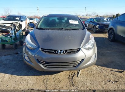 Lot #3031680798 2013 HYUNDAI ELANTRA LIMITED