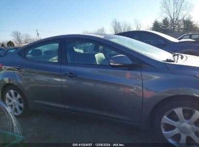 Lot #3031680798 2013 HYUNDAI ELANTRA LIMITED