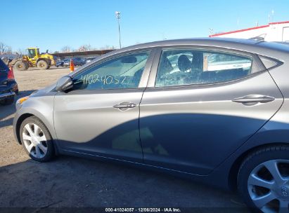 Lot #3031680798 2013 HYUNDAI ELANTRA LIMITED