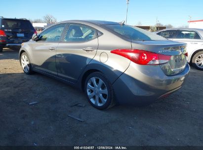 Lot #3031680798 2013 HYUNDAI ELANTRA LIMITED