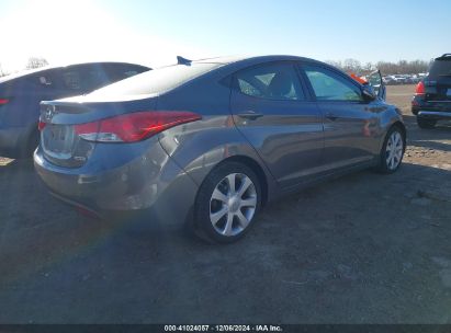 Lot #3031680798 2013 HYUNDAI ELANTRA LIMITED