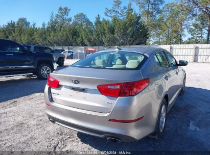 Lot #3035081085 2015 KIA OPTIMA LX