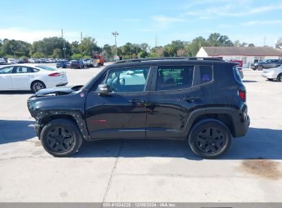 Lot #3033210456 2018 JEEP RENEGADE TRAILHAWK 4X4