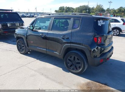 Lot #3033210456 2018 JEEP RENEGADE TRAILHAWK 4X4