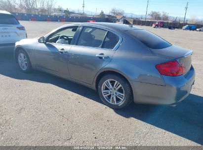 Lot #3053066115 2011 INFINITI G25X