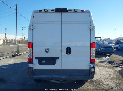 Lot #3056062415 2017 RAM PROMASTER 2500 HIGH ROOF 159 WB