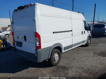 Lot #3056062415 2017 RAM PROMASTER 2500 HIGH ROOF 159 WB