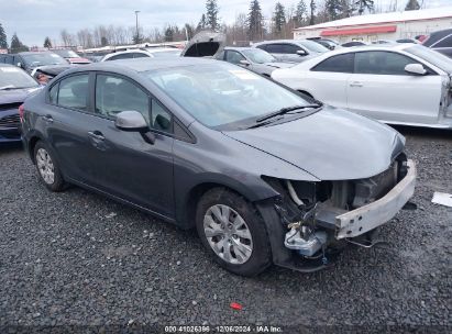 Lot #3035092766 2012 HONDA CIVIC LX