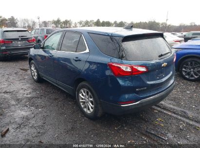 Lot #3052072658 2020 CHEVROLET EQUINOX FWD LT 1.5L TURBO