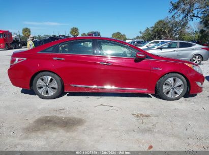 Lot #3037537600 2014 HYUNDAI SONATA HYBRID LIMITED