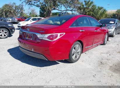 Lot #3037537600 2014 HYUNDAI SONATA HYBRID LIMITED