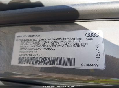 Lot #3037533284 2024 AUDI A6 ALLROAD PRESTIGE 55 TFSI QUATTRO S TRONIC