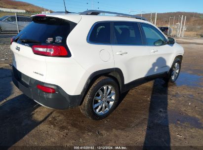 Lot #3054286335 2018 JEEP CHEROKEE LIMITED 4X4