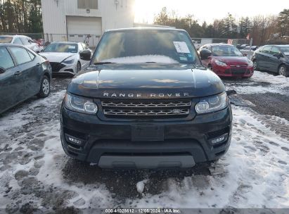 Lot #3037537562 2015 LAND ROVER RANGE ROVER SPORT 3.0L V6 SUPERCHARGED HSE/3.0L V6 SUPERCHARGED SE