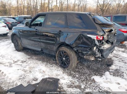 Lot #3037537562 2015 LAND ROVER RANGE ROVER SPORT 3.0L V6 SUPERCHARGED HSE/3.0L V6 SUPERCHARGED SE