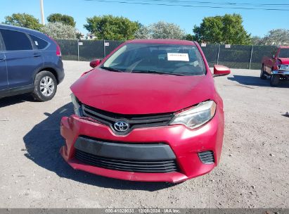 Lot #3034050848 2014 TOYOTA COROLLA LE