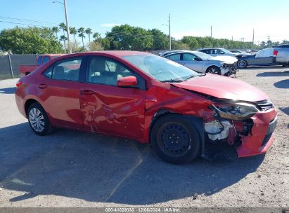 Lot #3034050848 2014 TOYOTA COROLLA LE