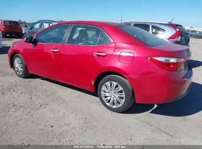 Lot #3034050848 2014 TOYOTA COROLLA LE